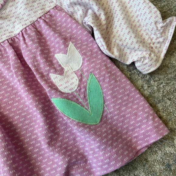 Vintage Healthtex Two Piece Purple Tulip Outfit 24 Months USA - Picture 6 of 15